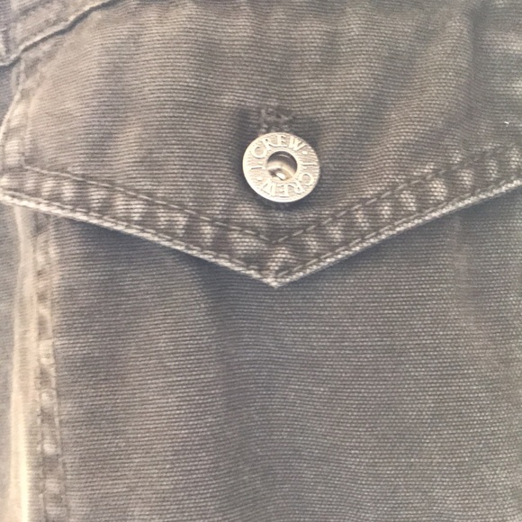 Large Army Green J.Crew Jacket with Orange Corduroy interior - Picture 5 of 5